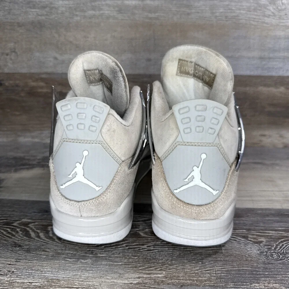 Jordan 4 Retro Frozen Moments Women's Sneakers Size 9.5 (Discoloration/Read) - Picture 3 of 16